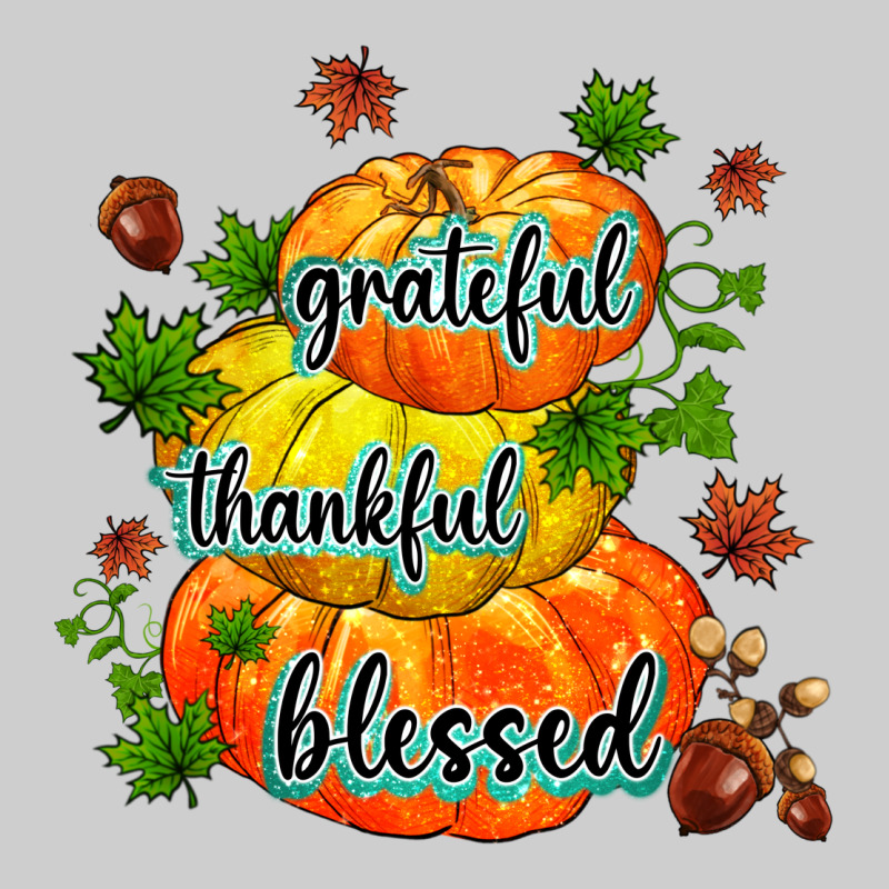 Grateful Thankful Blessed Premium Tee by MaliasSmallBusiness | Teevron