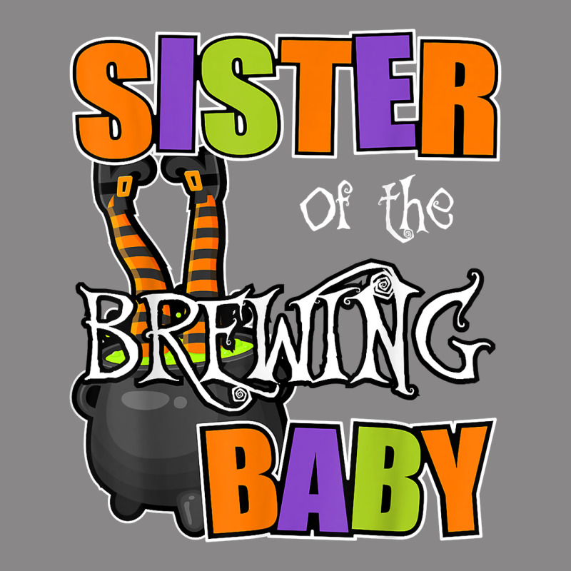 Sister Of Brewing Baby Halloween Theme Baby Shower Spooky T Shirt Vintage Tee by minhPixels | Teevron