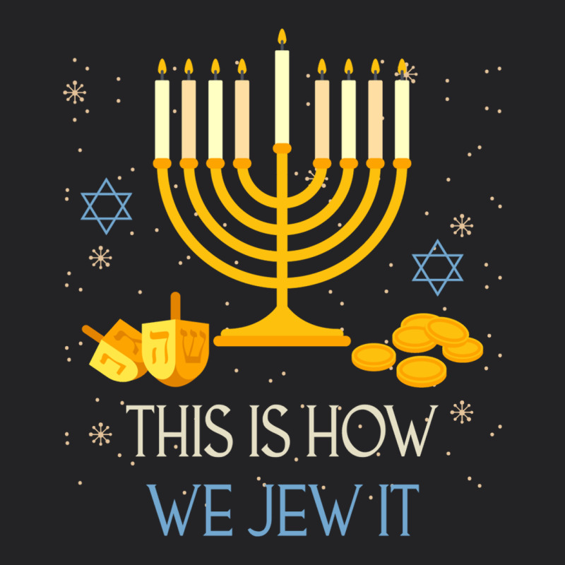 This Is How We Jew It Funny Jewish Ugly Hanukkah Christmas Vintage Tee by minhPixels | Teevron