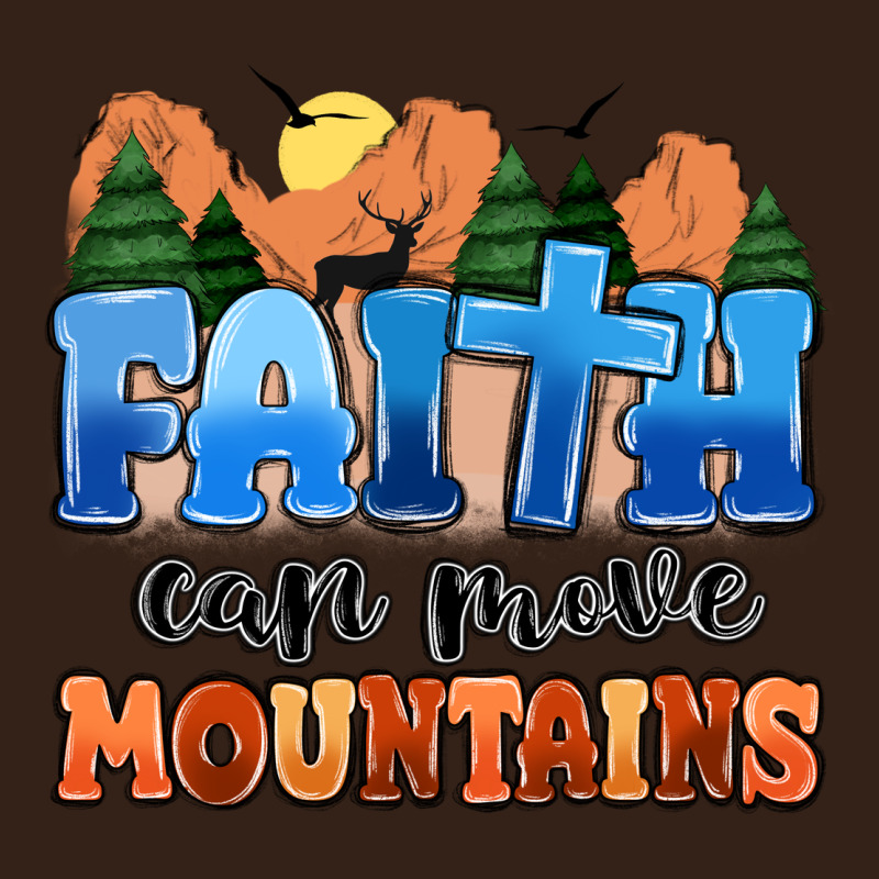 Faith Can Move Mountains Heavy Core Tee by MaliasSmallBusiness | Teevron
