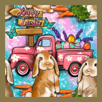 Easter Bunny With Truck Seamless Pattern Premium Hoodie | Teevron