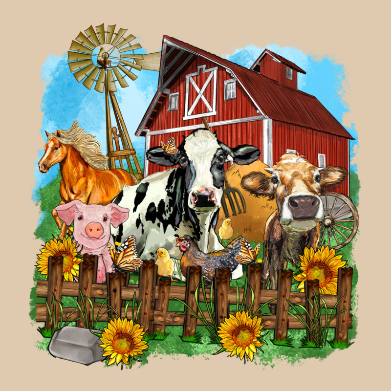 Farm Life Olivia Heavyweight Sweatshirt by OliviaCreatesArt | Teevron