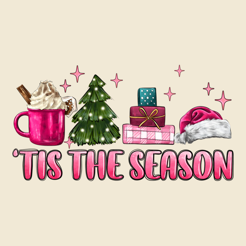 Tis The Season Pink Christmas Premium Tee by MaliasSmallBusiness | Teevron