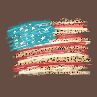 American Flag With Leopard Long Sleeve Tee | Teevron