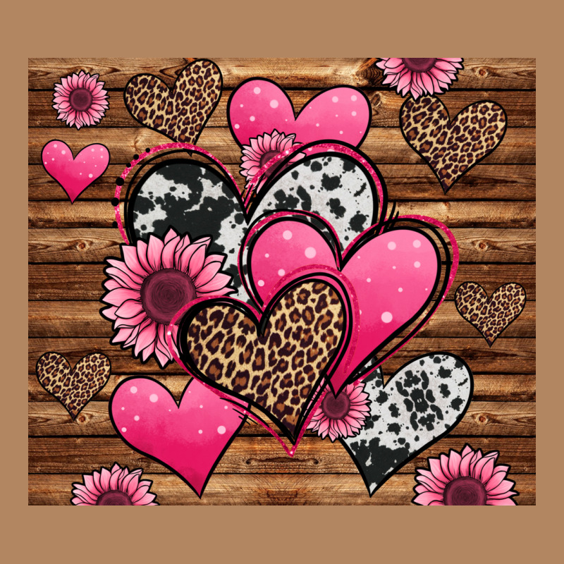 Valentines Day Western Hearts And Sunflowers Long Sleeve Tee by Jasminsmagicworld | Teevron