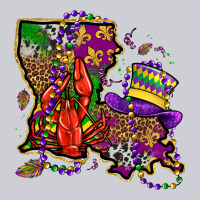 Mardi Gras Louisiana Map Heavyweight Sweatshirt | Teevron