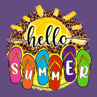 Hello Summer With Flip Flops Vintage Hoodie | Teevron
