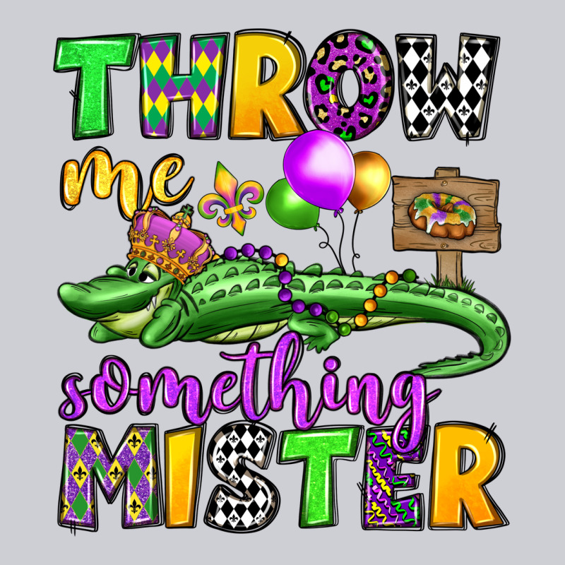 Throw Me Something Mister Mardi Gras Olivia Heavyweight Sweatshirt by OliviaCreatesArt | Teevron