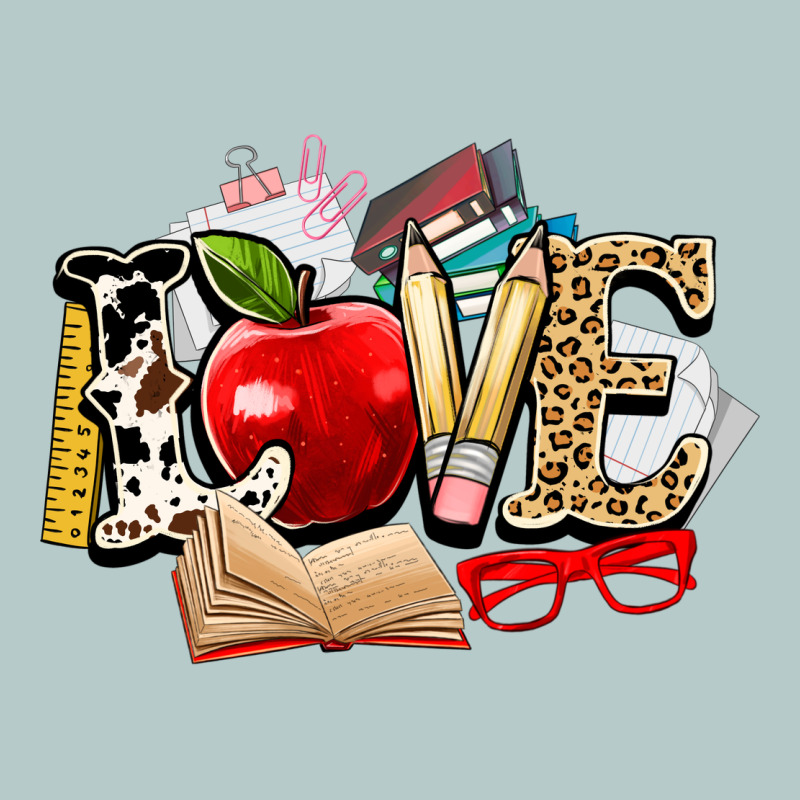 Teacher School Love Heavy Core Tee by NancyCooperArtShop | Teevron