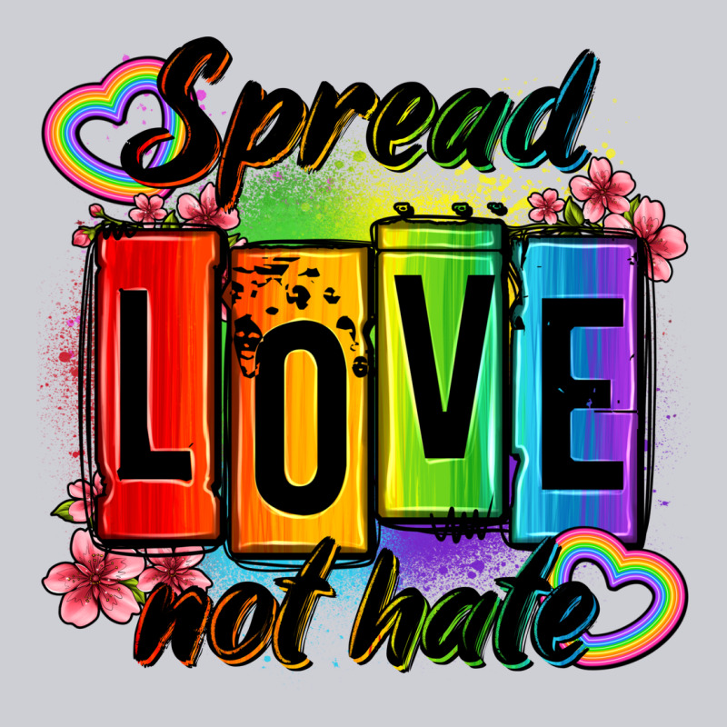 Spread Love Not Hate Heavyweight Sweatshirt by OliviaCreatesArt | Teevron