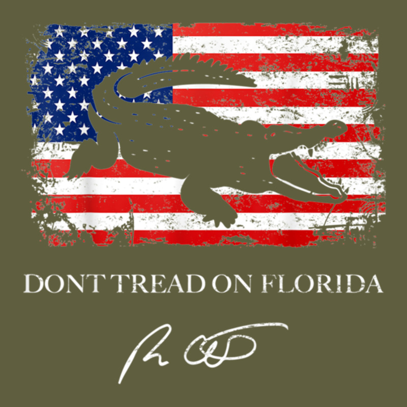 Don_t Tread On Florida Governor Ron Desantis 2022 Usa Flag Vintage Tee by minhPixels | Teevron