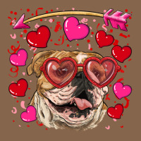 Valentine's Day  Brown English Bulldog Premium Tee | Teevron