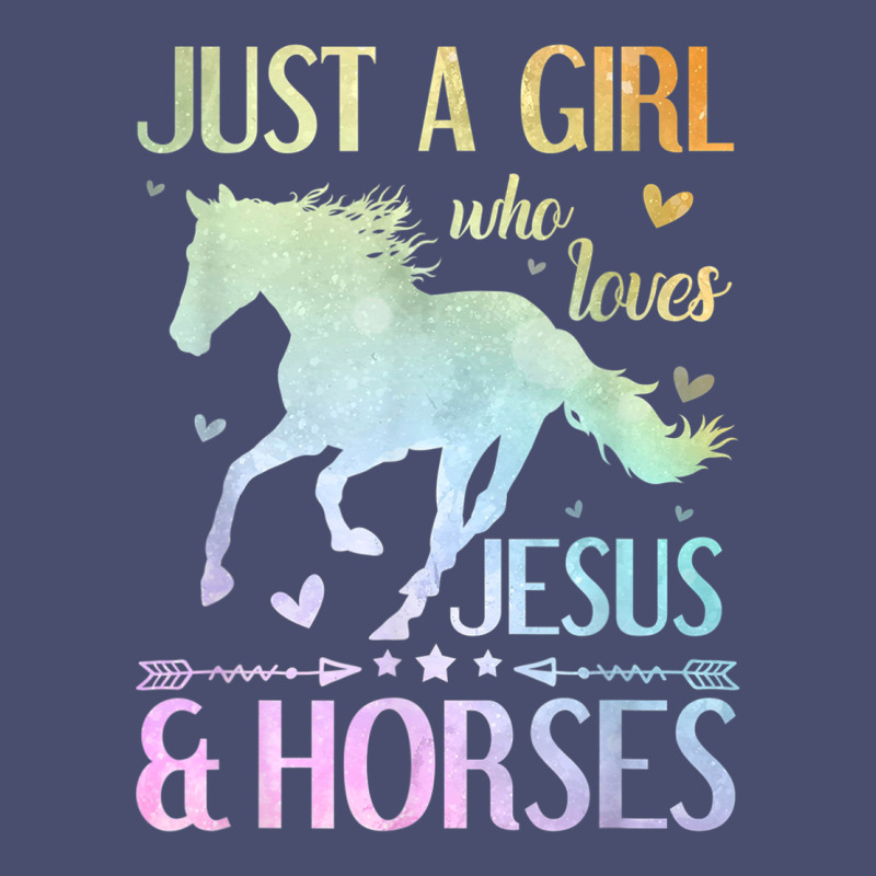 Jesus And Horses, Horse Gifts For Girls, Women Vintage Tee by minhPixels | Teevron