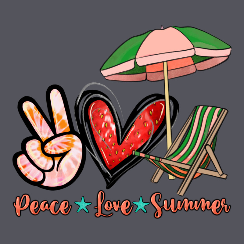 Peace Love Summer Vintage Hoodie by NancyCooperArtShop | Teevron