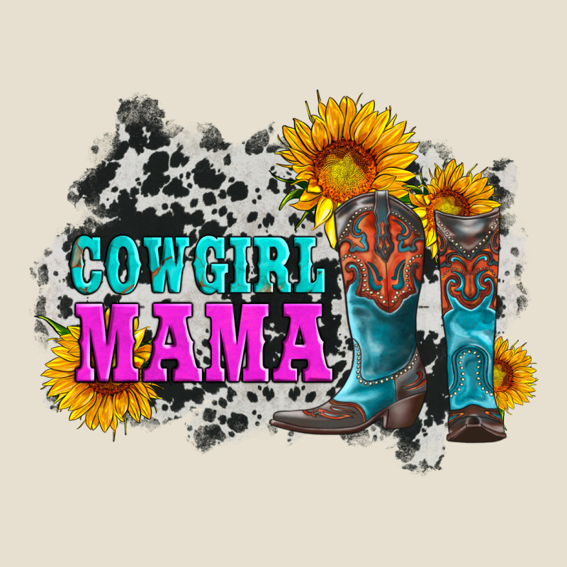Cowgirl Mama With Boots And Sunflowers And Cowhide Urban Hoodie by Artiststas | Teevron