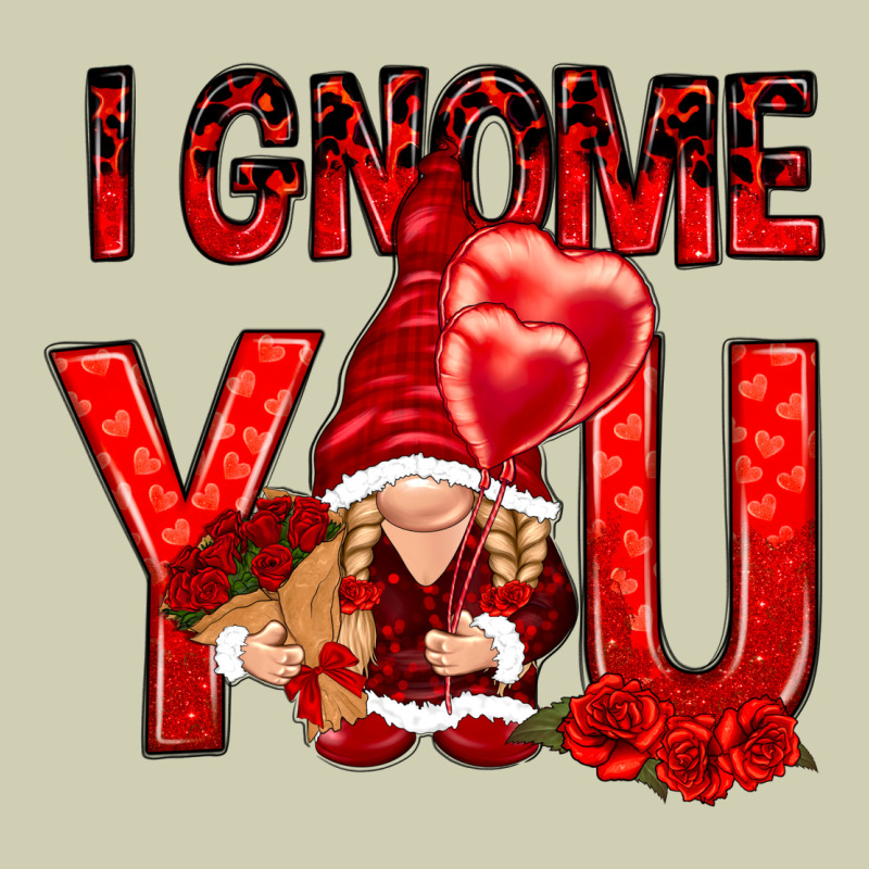 I Gnome You With Roses Heavy Core Tee by NancyCooperArtShop | Teevron
