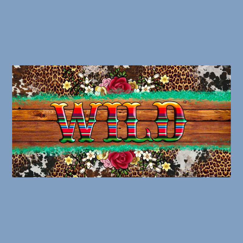 Western Wild And Floral Leopard  Cowhide Licanse Plate Urban Hoodie by Artiststas | Teevron
