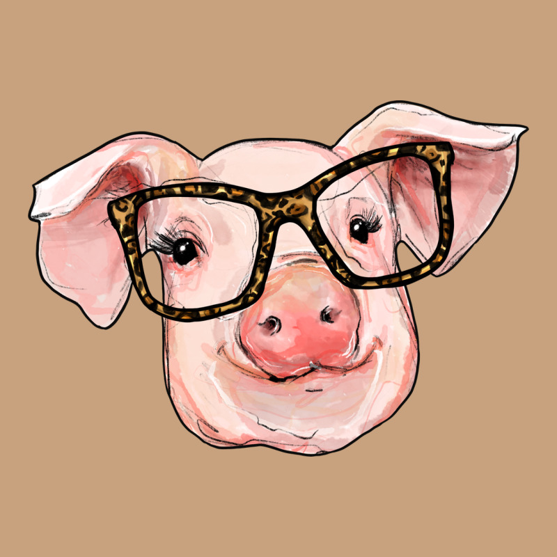 Pig With Glasses Vintage Tee by RanaPortraitStore | Teevron