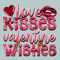 Love Kisses Valentine Wishes Heavy Core Tee | Teevron