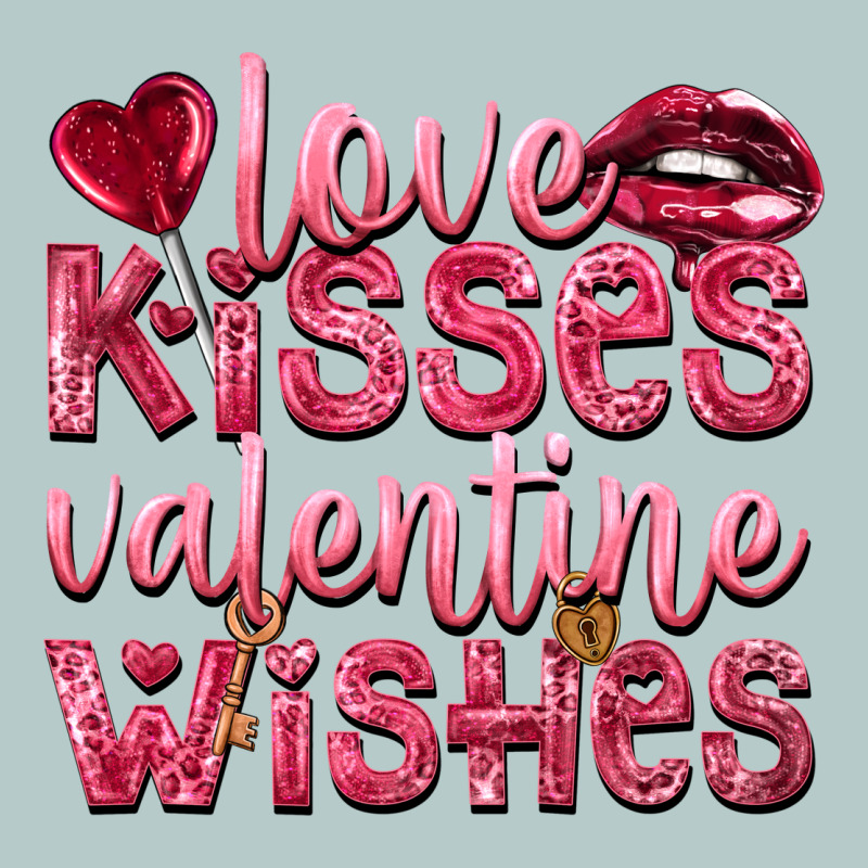 Love Kisses Valentine Wishes Heavy Core Tee by NancyCooperArtShop | Teevron