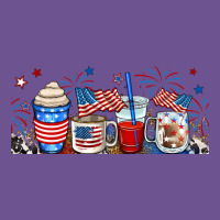 4th Of July Coffe Cups Vintage Tee | Teevron