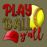 Play Ball Y'all Softball Vintage Hoodie | Teevron