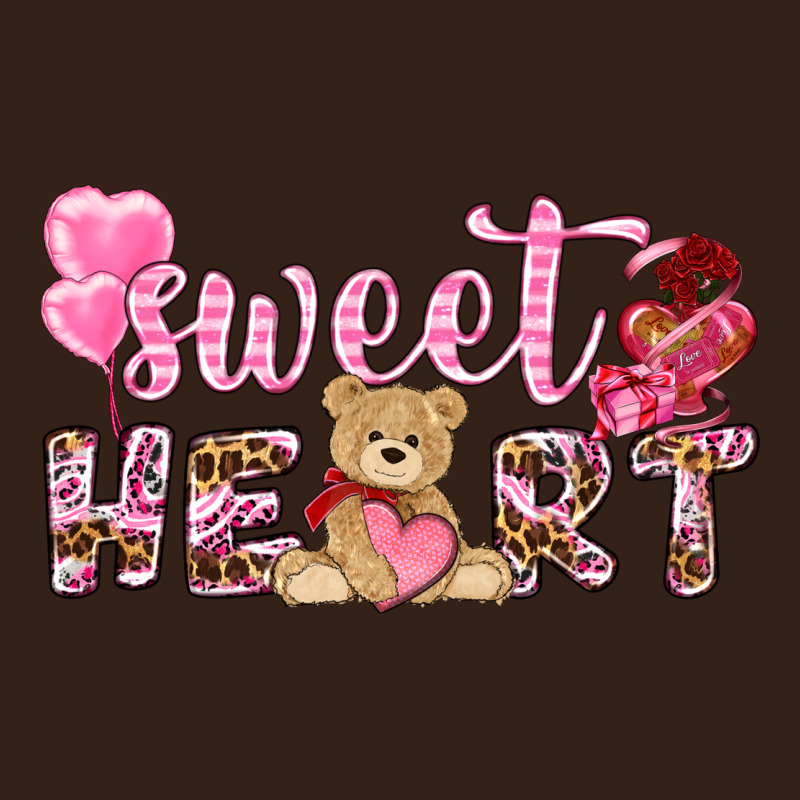 Sweetheart With Bear Heavy Core Tee by NancyCooperArtShop | Teevron