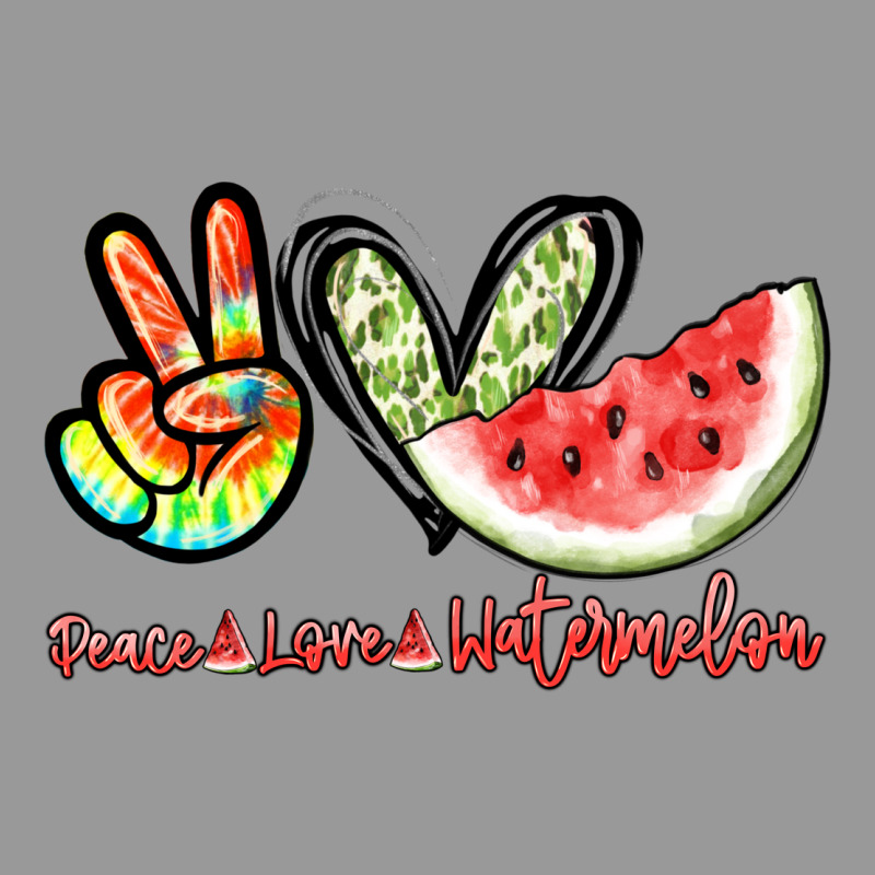 Peace Love Watermelon Vintage Hoodie by NancyCooperArtShop | Teevron
