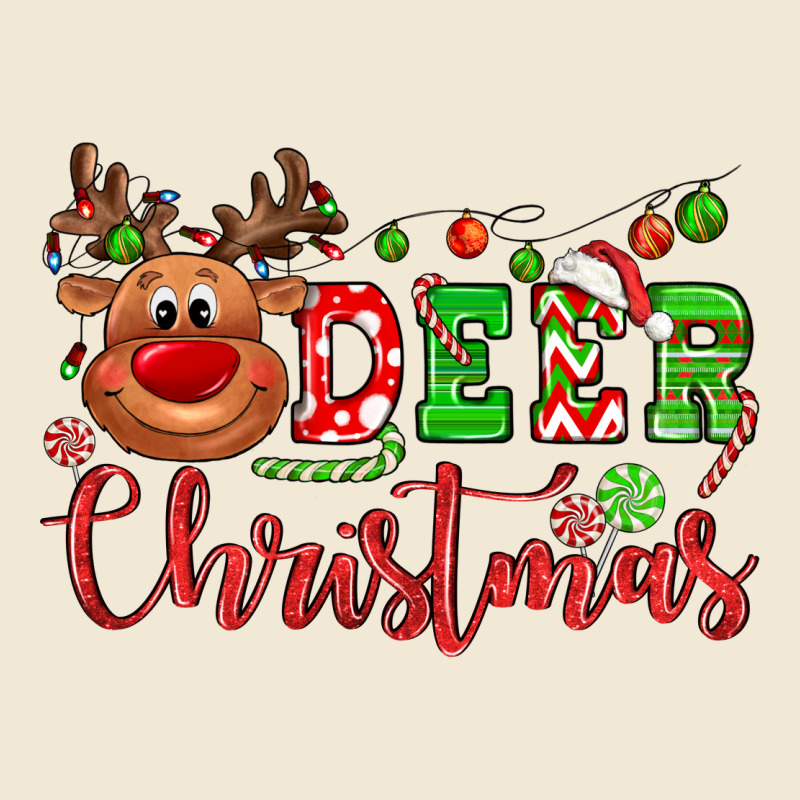 Deer Christmas Reindeer Premium Tee by NancyCooperArtShop | Teevron