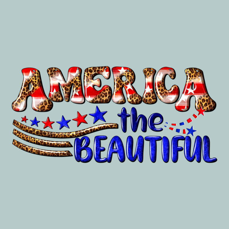 America The Beautiful Heavy Core Tee by NancyCooperArtShop | Teevron