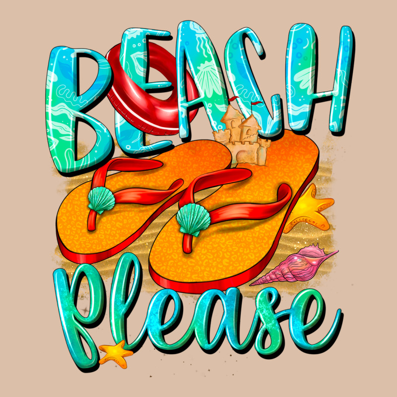 Beach Please Urban Heavy Tee by NancyCooperArtShop | Teevron
