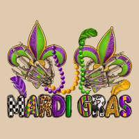 Mardi Gras Skeleton Hands  Fleur De Lis Heavyweight Sweatshirt | Teevron