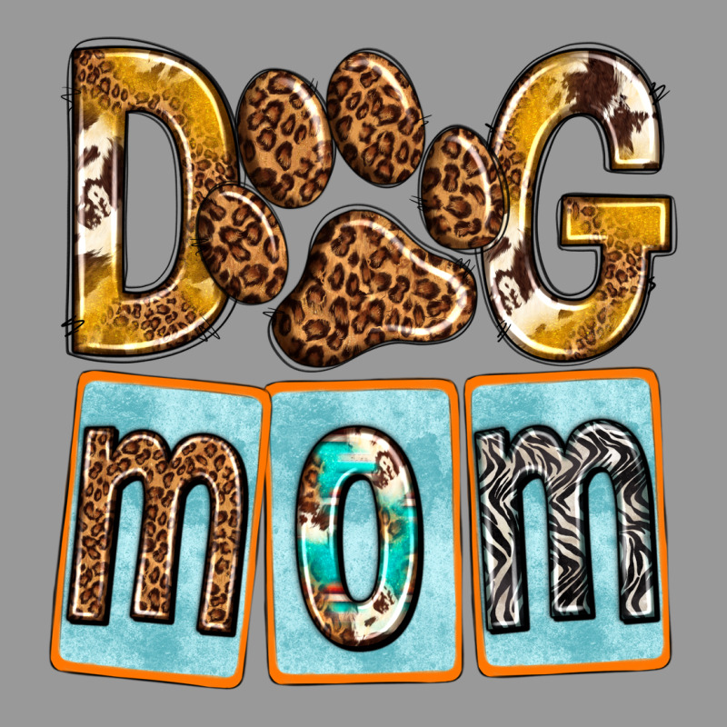 Dog Mom With Paw Vintage Hoodie by texasbilliewilder | Teevron