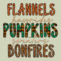 Flannels Hayrides Pumpkins Bonfires Heavyweight Hoodie | Teevron