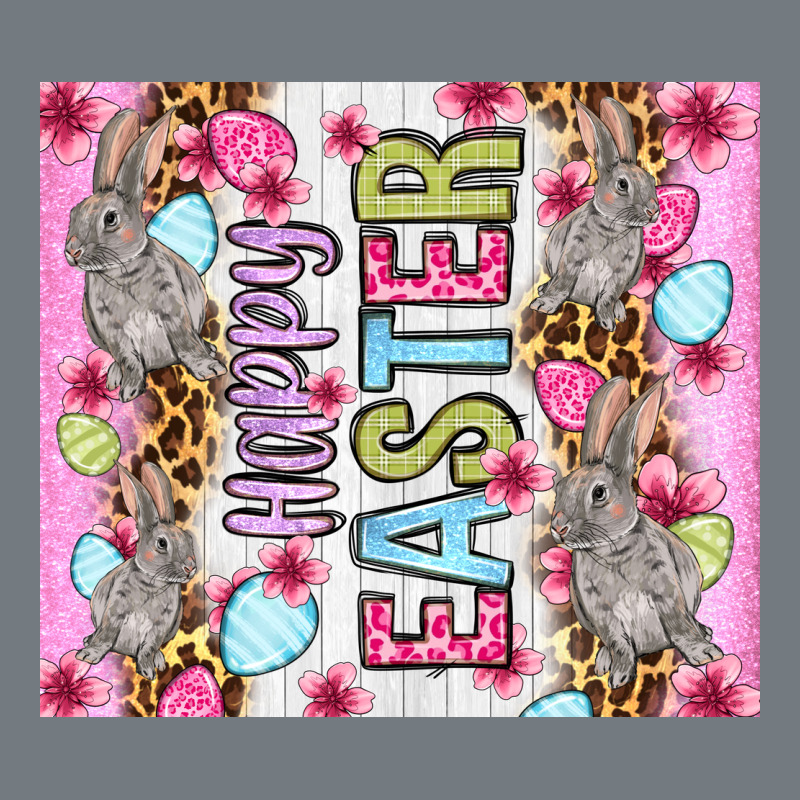 Happy Easter Bunnies Eggs 20oz Skinny Tumbler Heavyweight Sweatshirt by OliviaCreatesArt | Teevron