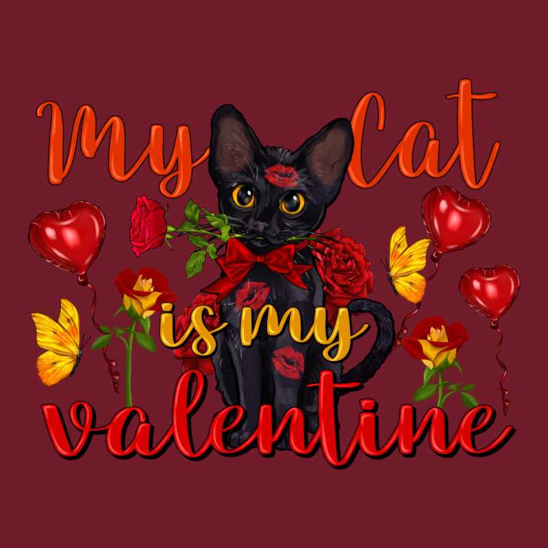 My Cat Is My Valentine Valentine's Day Zipper Hoodie by FaDigitalArtStudio | Teevron