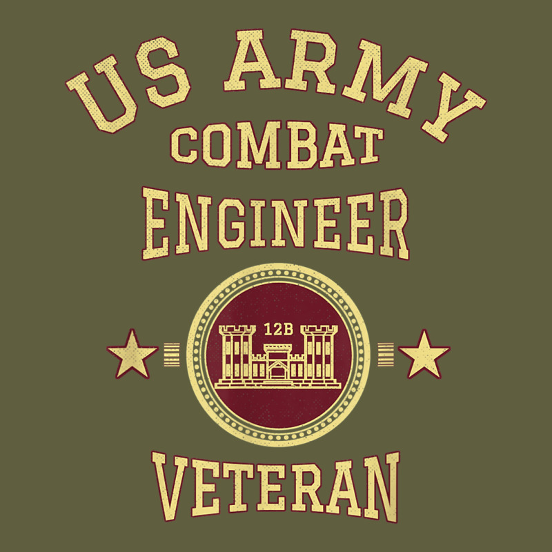 Us Army Combat Engineer Combat Engineer Veteran Gift Vintage Tee by minhPixels | Teevron
