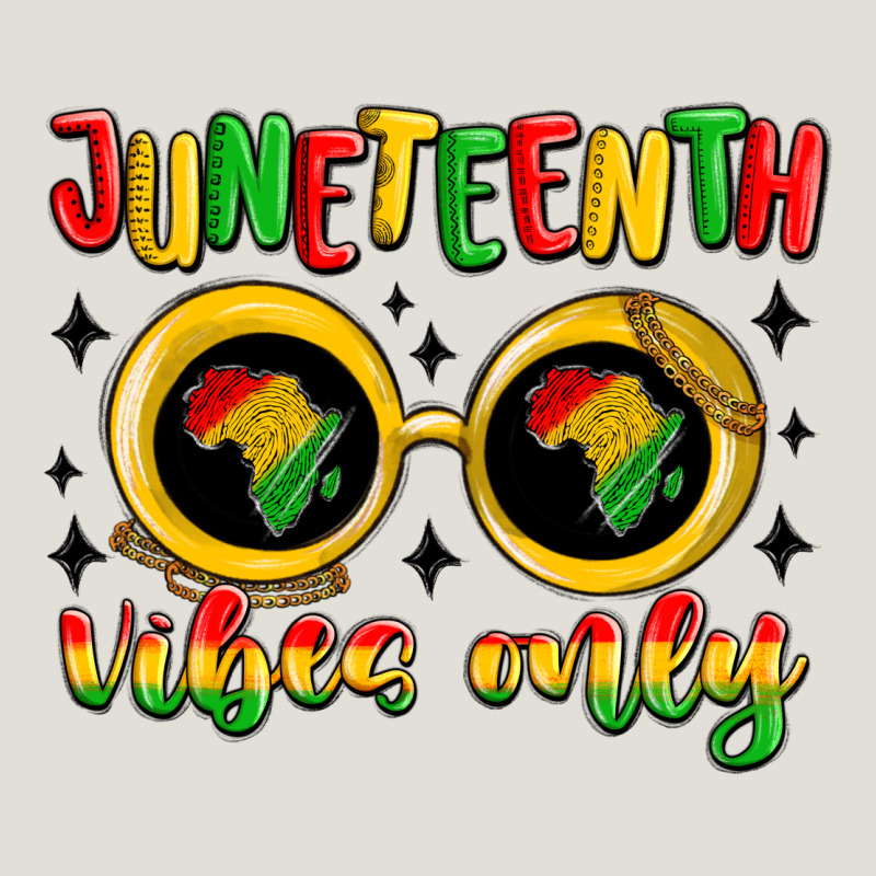 Juneteenth Vibes Only Heavy Core Tee by MaliasSmallBusiness | Teevron