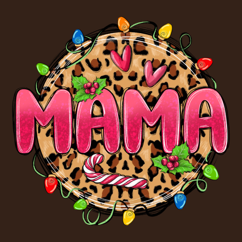 Mama Christmas Lights Heavy Core Tee by MaliasSmallBusiness | Teevron
