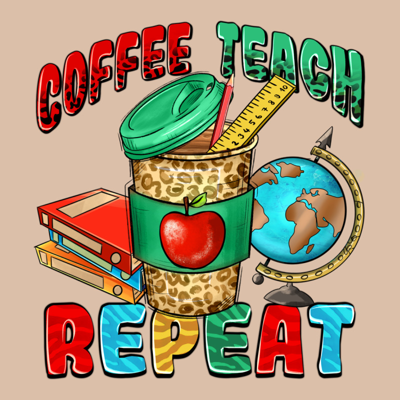 Coffee Teach Repeat Urban Heavy Tee by NancyCooperArtShop | Teevron