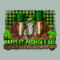 Happy St. Patrick's Day Horses With Leprechaun Hat And Bandana Classic Tee | Teevron
