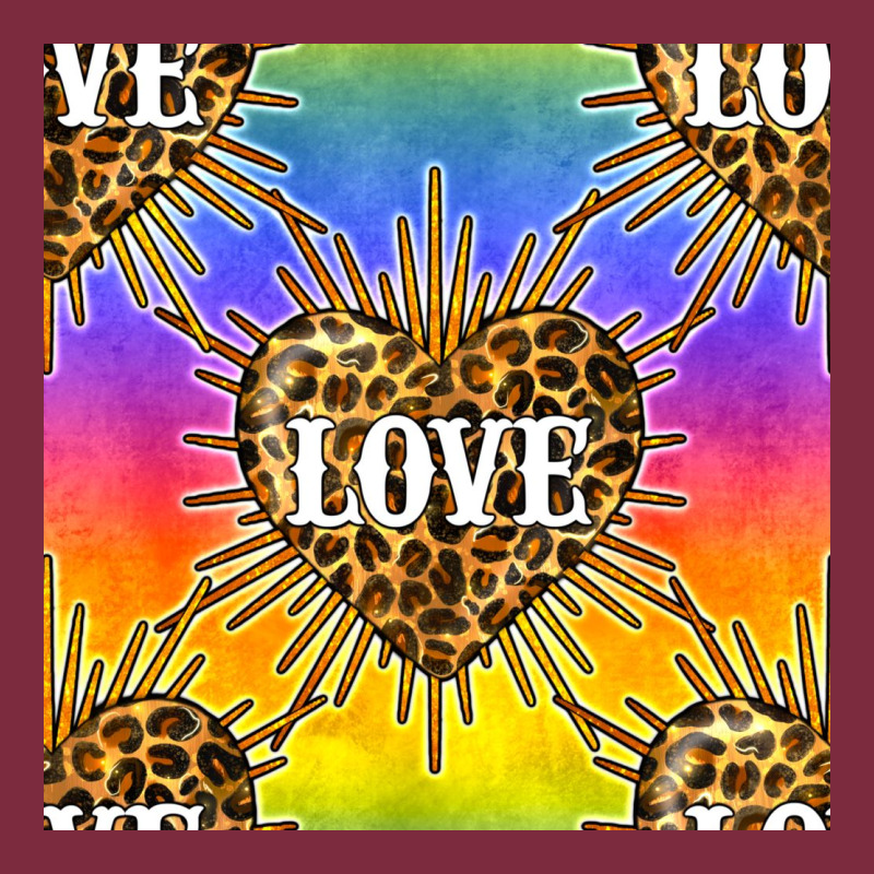Pride Lgbtq Leopard Love Heart Seamless Pattern Premium Hoodie by BundleAndBundleShop | Teevron