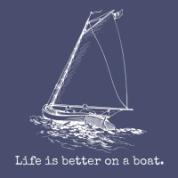 Life Is Better On A Boat Sailboat Sketch Cool Sailing Gifts Vintage Tee | Teevron