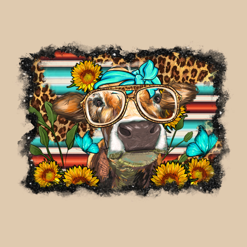 Sunflower Cow Olivia Heavyweight Sweatshirt by OliviaCreatesArt | Teevron