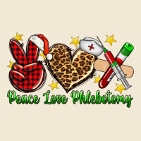Peace Love Phlebotomy Christmas Ladies Tee | Teevron