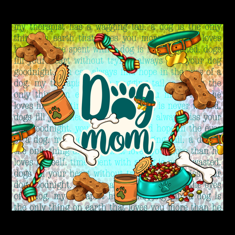 Dog Mom Long Sleeve Tee by TumblerDesignByShophia | Teevron