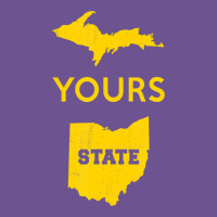 Up Yours State Of Ohio Funny Anti Oh Pro Michigan Meme Vintage Tee | Teevron
