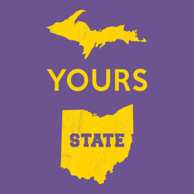 Up Yours State Of Ohio Funny Anti Oh Pro Michigan Meme Vintage Tee by minhPixels | Teevron