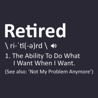 Retired Definition Not My Problem Anymore Funny Retirement Vintage Tee | Teevron