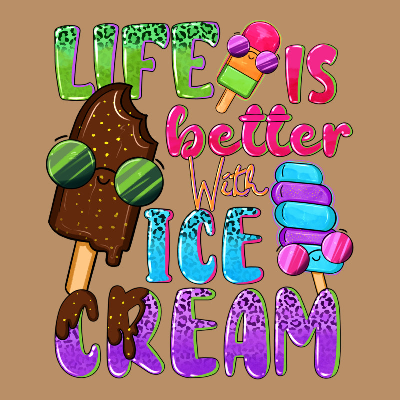 Life Is Better With Ice Cream Vintage Hoodie by NancyCooperArtShop | Teevron